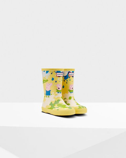 Hunter First Peppa Pig Muddy Puddles Gumene Cizme Djecje - Zute | JN47-9T3